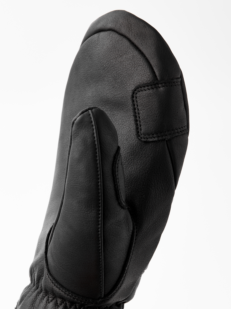 Hestra Womens Fall Line Leather Ski Mittens - Black-2